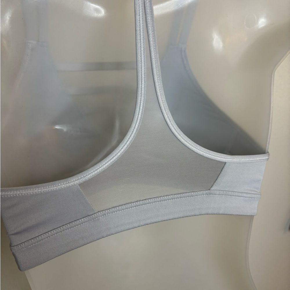 Victoria's Secret VSX Sport Silver Gray Plunge Cage Front Sports Bra Size XS - Picture 4 of 7